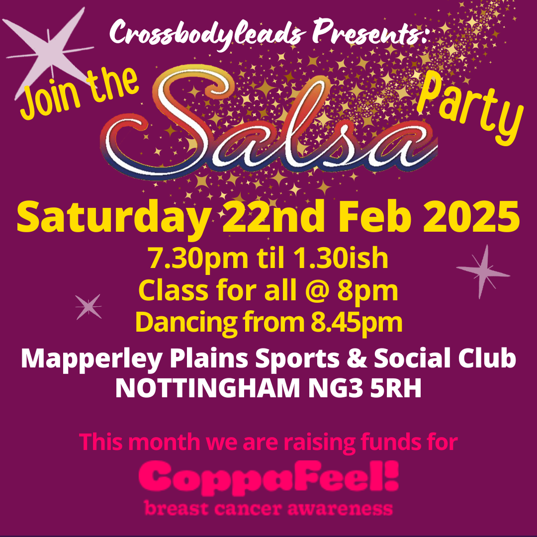 Cross Body Leads - salsa-led wellbeing, events and social connection