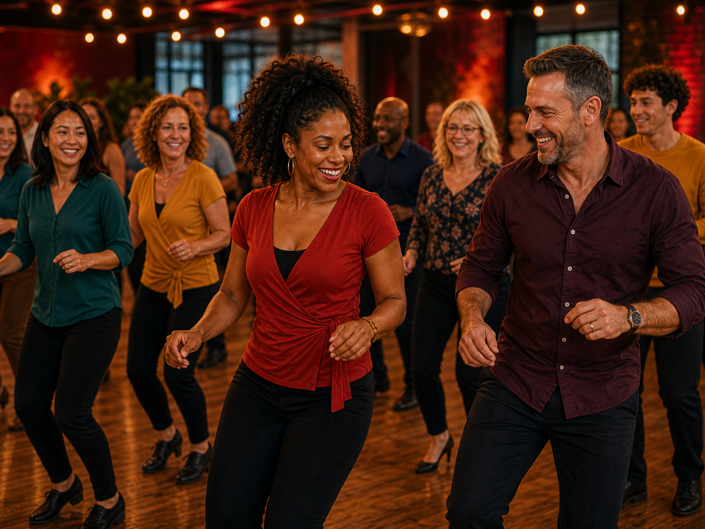 Salsa-led wellbeing and community event activity in Chesterfield
